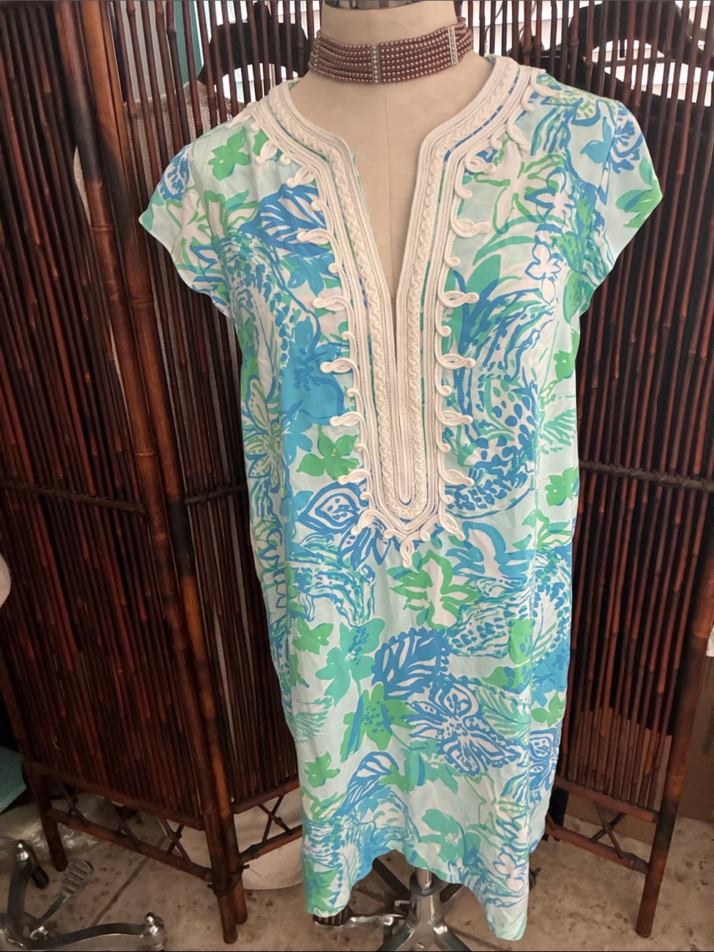 Lilly Pulitzer Madia cap sleeve tunic.